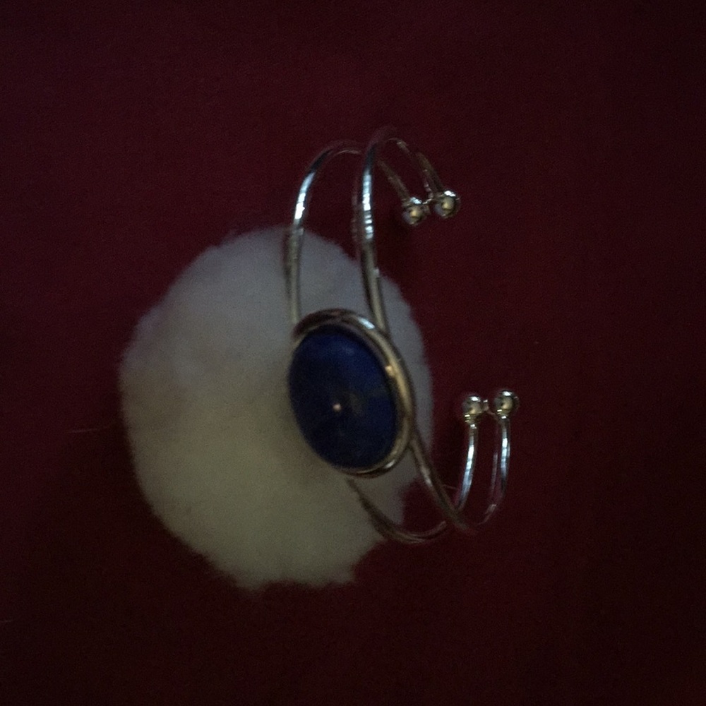 Cuff bracelet  lapis